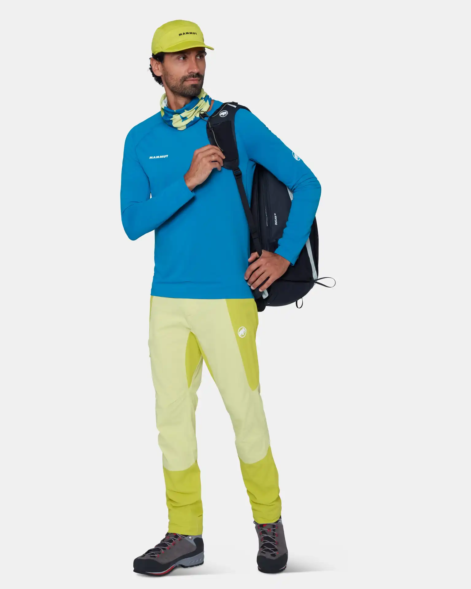 Bluza multifunctionala barbati MAMMUT DUCAN FL albastru [3]