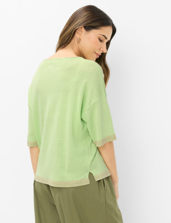 Bluza in/bumbac femei BRAX NOEMI verde deschis [2]