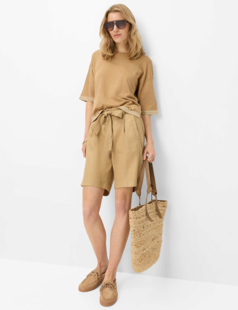 Bluza in/bumbac femei BRAX NOEMI maro deschis [3]