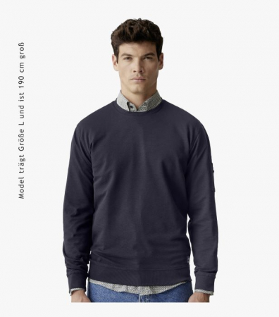 Bluza O-neck bumbac barbati CASA MODA Bergen bleumarin [4]