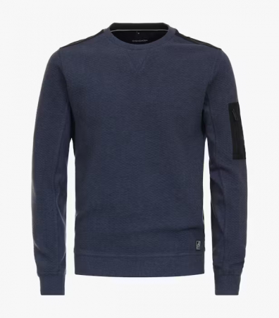 Outdoor - Bluza O Neck barbati CASA MODA Atlantic Spirit albastru inchis