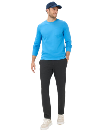 Bluza O Neck barbati BRAX TIMON BT 274648-70819300 albastru [4]