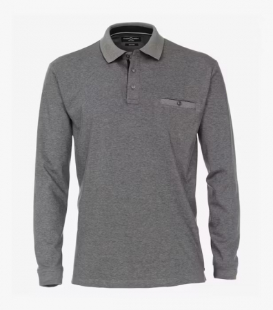 Tricouri - Bluza polo barbati CASA MODA gri/bleumarin