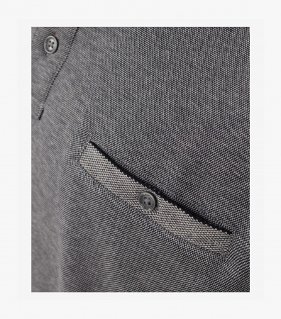 Bluza polo barbati CASA MODA gri/bleumarin [3]