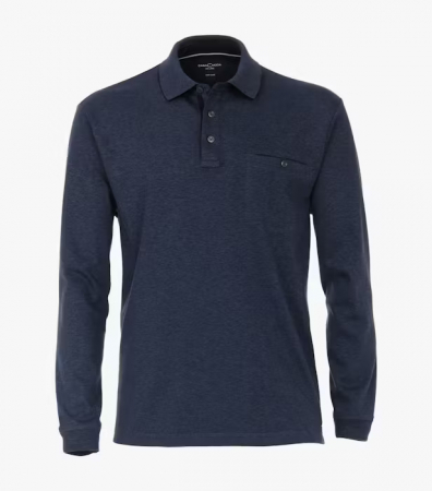 Tricouri - Bluza polo barbati CASA MODA albastru inchis