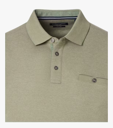Bluza polo barbati CASA MODA verde deschis [2]