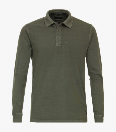 Tricouri - Bluza polo bumbac barbati CASA MODA oliv