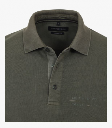 Bluza polo bumbac barbati CASA MODA oliv [2]
