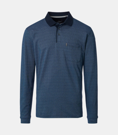 tricouri polo - Bluza polo barbati CASA MODA albastru