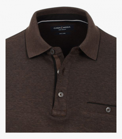 Bluza polo barbati CASA MODA maro [2]