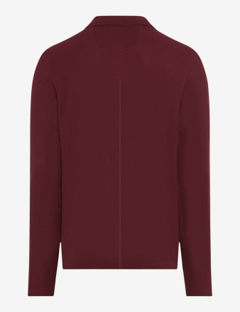 Bluza polo bumbac/modal barbati BRAX PAROS visiniu [1]