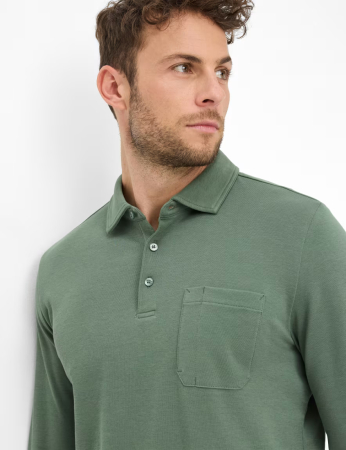 Bluza polo bumbac barbati BRAX PIRLO 273528-70435300 verde [6]