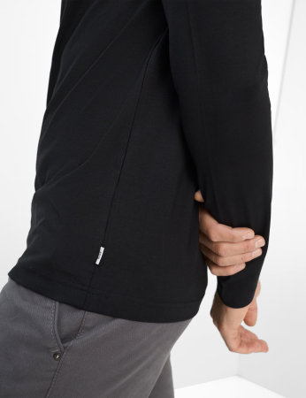 Bluza bumbac barbati BRAX TIMON negru [6]