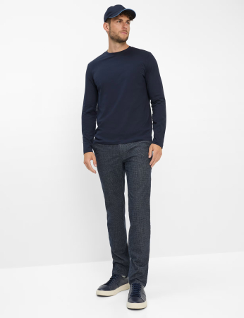 Bluza bumbac barbati BRAX TIMON bleumarin [4]