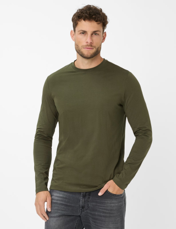 Bluza bumbac barbati BRAX TIMON kaki [2]