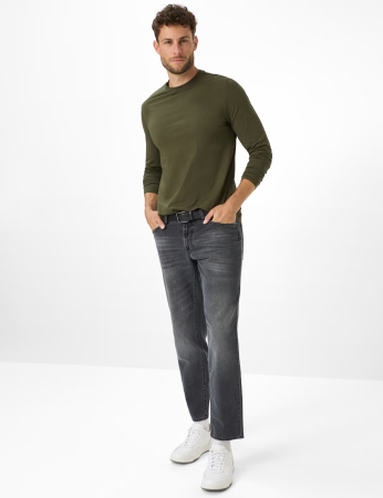 Bluza bumbac barbati BRAX TIMON kaki [4]