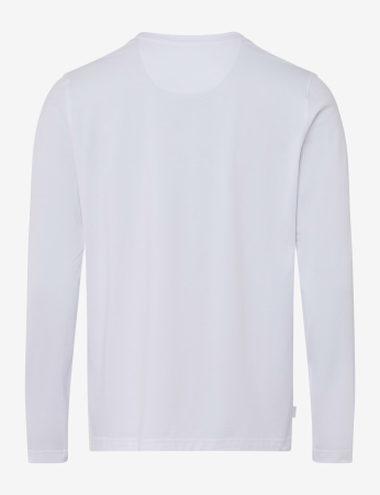 Bluza bumbac barbati BRAX TIMON alb [1]