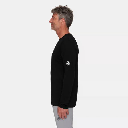 Bluza multisport lana/lyocell MAMMUT Tree FL negru [2]
