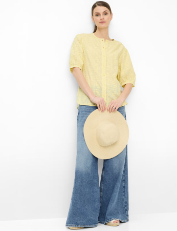 Bluza nasturi bumbac femei BRAX VEA galben [2]