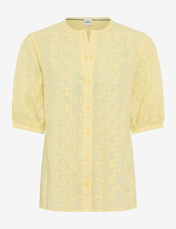 Articole femei - Bluza nasturi bumbac femei BRAX VEA galben