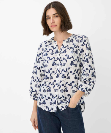 Bluza bumbac femei BRAX VELIA 415558-94151000 alb model floral [3]