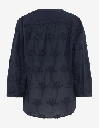 Bluza brodata bumbac femei BRAX VELIA  bleumarin [6]