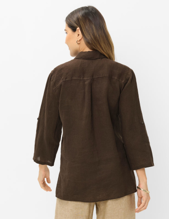 Bluza in maneci 3/4 femei  BRAX VICKI  maro [2]