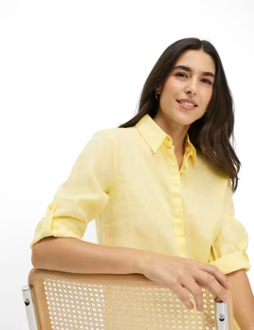 Bluza in maneci 3/4 femei  BRAX VICKI galben [4]