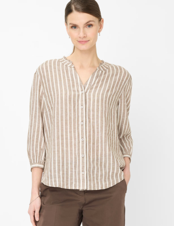 Bluza in/vascoza maneca 3/4 femei BRAX VIOLET maro [1]