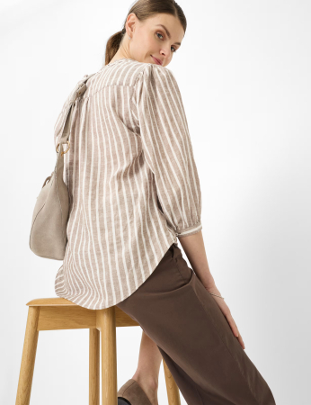 Bluza in/vascoza maneca 3/4 femei BRAX VIOLET maro [5]