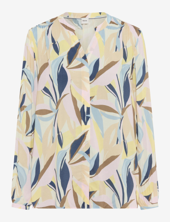 Articole femei - Bluza anchior femei BRA VIVI albastru/bej print floral