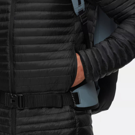 Jacheta puf ultra-usoara gluga barbati MAMMUT Broad Peak Light negru [6]