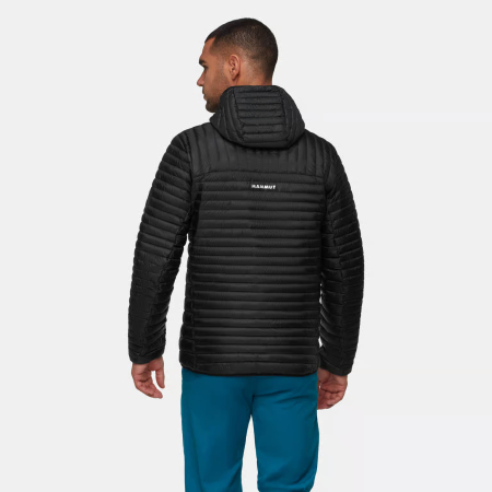 Jacheta puf ultra-usoara gluga barbati MAMMUT Broad Peak Light negru [3]