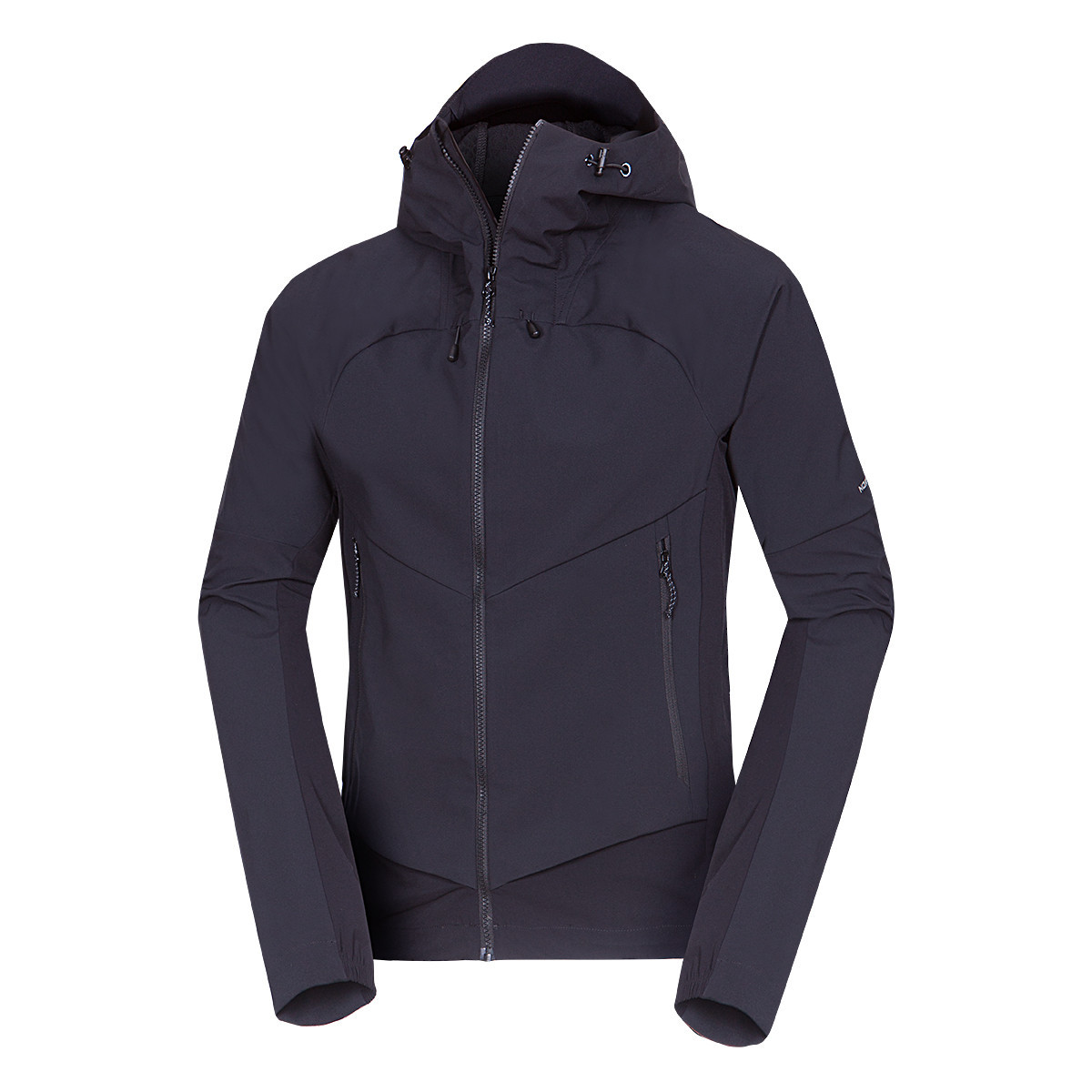 Outdoor - Jachetă trekking 5K/5K bărbați, hibrid softshell 3L NORTHFINDER CIRO negru