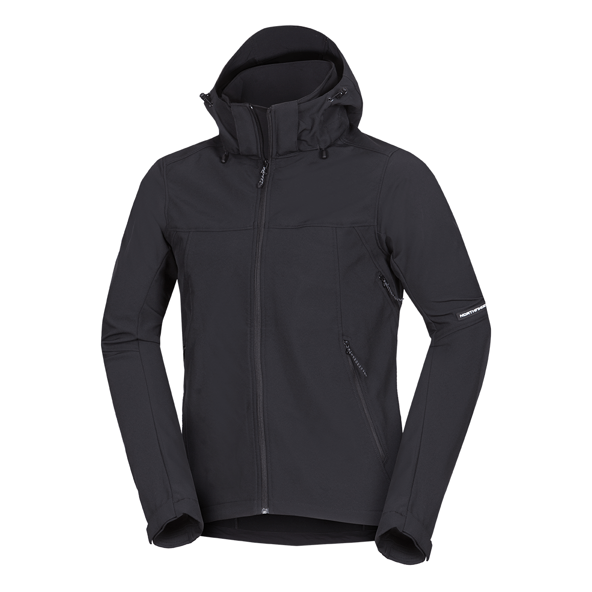Outdoor - Jacheta drumetie softshell 3L 5K/5K gluga bărbați NORTHFINDER ANTONI negru
