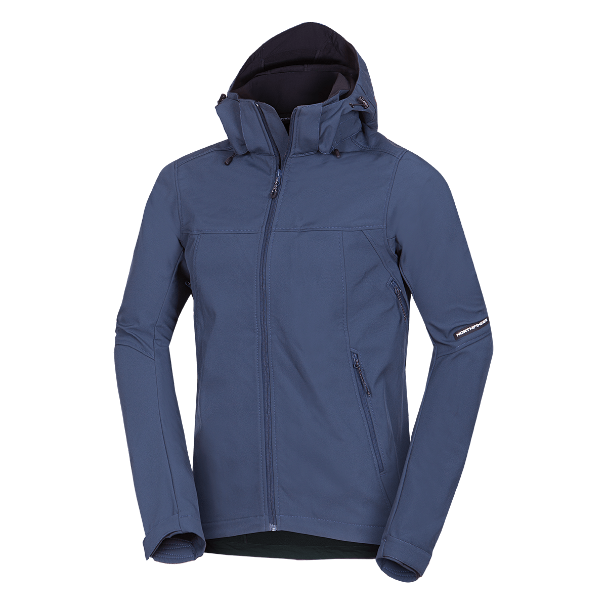 Outdoor - Jacheta drumetie softshell 3L 5K/5K gluga bărbați NORTHFINDER ANTONI albastru inchis