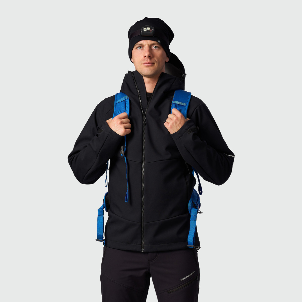 Outdoor - Jacheta izolata 10K/10K gluga barbati NORTHFINDER AMADEU negru
