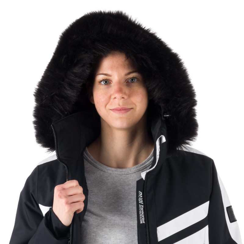 Jacheta schi moderna femei NORTHFINDER BRANDI alb/negru [1]