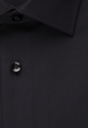 Cămașă business bărbați poplin Seidensticker Slim Not Iron neagra [7]