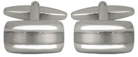 Accesorii - Butoni camasa DALACO metal argintiu lucios/satinat