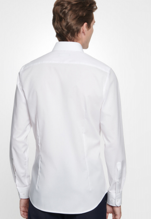 Cămașă business bărbați poplin Seidensticker Slim Not Iron alba [1]