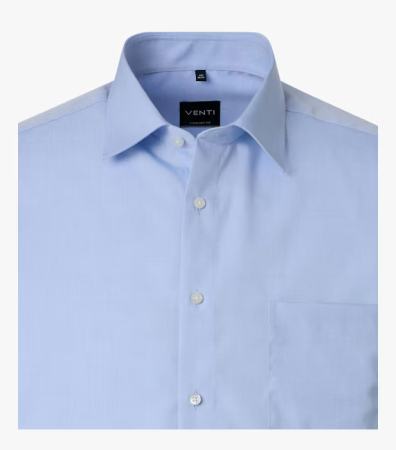 Camasa maneca scurta barbati VENTI ComfortFit 007070  bleu [1]