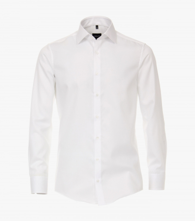 camasi maneca lunga - Camasa bumbac barbati VENTI Modern Fit  alba