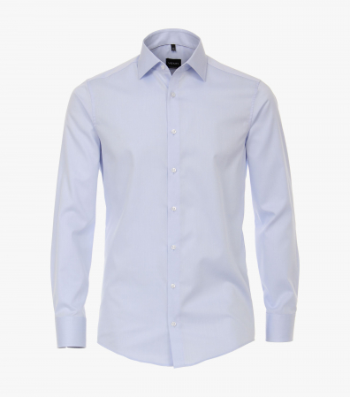 camasi maneca lunga - Camasa bumbac barbati VENTI Modern Fit bleu