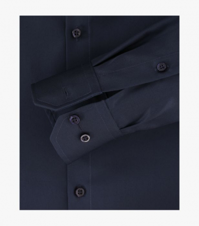 Camasa bumbac barbati VENTI ModernFit uni bleumarin [3]