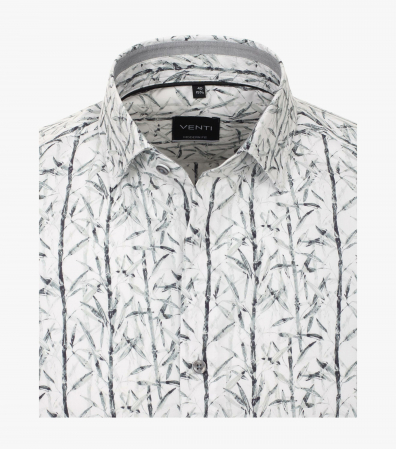 Camasa bumbac barbati VENTI ModernFit print antracit [2]