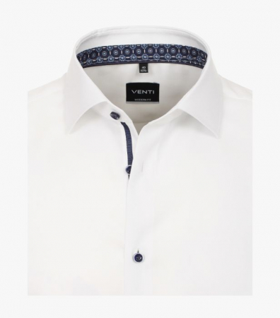 Camasa bumbac barbati VENTI ModernFit alb [2]
