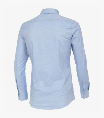 Camasa barbati VENTI Hyperflex BodyFit print bleu punctulete [1]