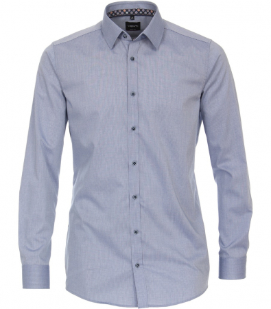 Camasi - Camasa bumbac barbati VENTI BodyFit uni bleu