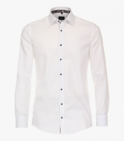 camasi maneca lunga - Camasa bumbac barbati VENTI ModernFit alb